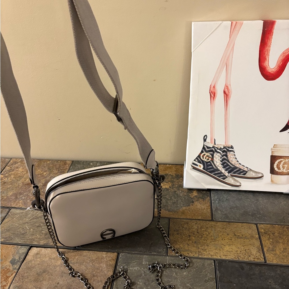 Etienne Aigner Cream Crossbody Bag